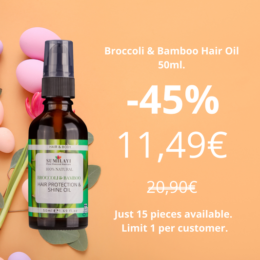 Easter Deal -45%! Broccoli & Bamboo Protection & Shine Oil 50ml